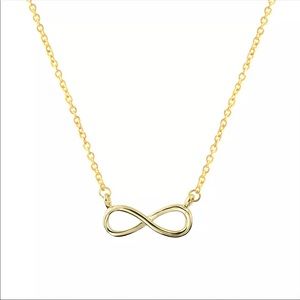 New Beautiful Infinity Necklace Gold